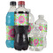 Preppy Hibiscus Water Bottle Label - Multiple Bottle Sizes