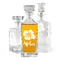 Preppy Hibiscus Whiskey Decanter (Personalized)