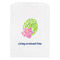 Preppy Hibiscus White Treat Bag - Front View