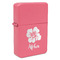 Preppy Hibiscus Windproof Lighters - Pink - Front/Main