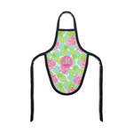 Preppy Hibiscus Bottle Apron (Personalized)