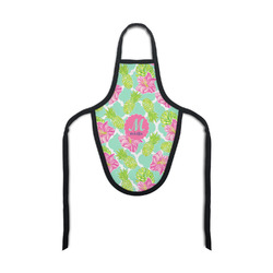 Preppy Hibiscus Bottle Apron (Personalized)