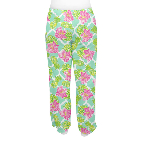 Preppy Hibiscus Women's Pj on model - Back