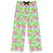 Preppy Hibiscus Womens Pajama Pants - S