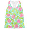 Preppy Hibiscus Womens Racerback Tank Top