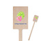 Preppy Hibiscus Rectangle Wooden Stir Sticks (Personalized)