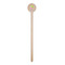 Preppy Hibiscus Wooden 6" Stir Stick - Round - Single Stick