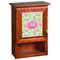 Preppy Hibiscus Wooden Cabinet Decal (Medium)
