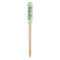 Preppy Hibiscus Wooden Food Pick - Paddle - Single Pick