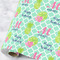 Preppy Hibiscus Wrapping Paper Roll - Large - Main
