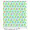 Preppy Hibiscus Wrapping Paper Roll - Matte - Partial Roll