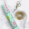 Preppy Hibiscus Wrapping Paper Rolls - Lifestyle 1