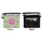 Preppy Hibiscus Wristlet ID Cases - Front & Back
