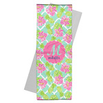 Preppy Hibiscus Yoga Mat Towel (Personalized)