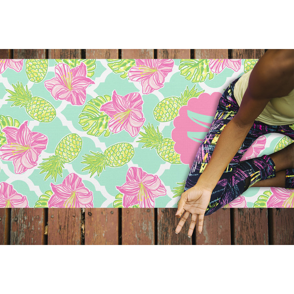 Preppy Hibiscus Yoga Mats - LIFESTYLE
