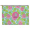 Preppy Hibiscus Zipper Pouch - Large - 12.5"x8.5" (Personalized)