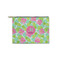 Preppy Hibiscus Zipper Pouch Small (Front)