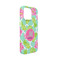 Preppy Hibiscus iPhone Case - Plastic - iPhone 13 Mini (Personalized)