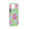 Preppy Hibiscus iPhone Case - Rubber Lined - iPhone 13 Mini (Personalized)