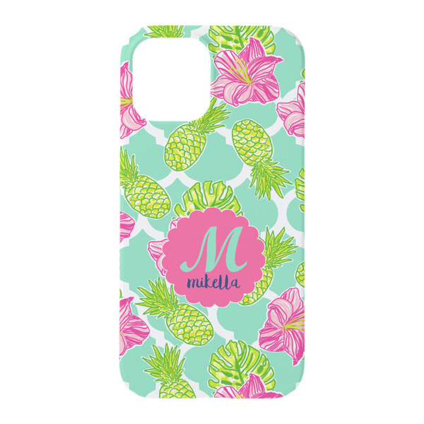 Preppy Hibiscus iPhone 15 Case - Back