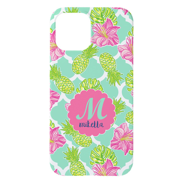 Preppy Hibiscus iPhone 15 Pro Max Case - Back