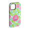 Preppy Hibiscus iPhone Case - Rubber Lined - iPhone 15 Pro (Personalized)