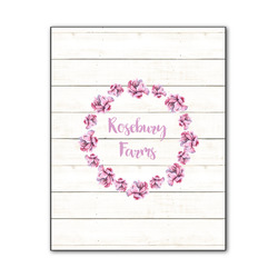 Farm House Wood Print - 11x14 (Personalized)