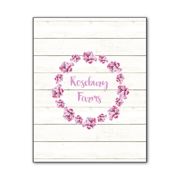 Custom Farm House Wood Print - 11x14 (Personalized)