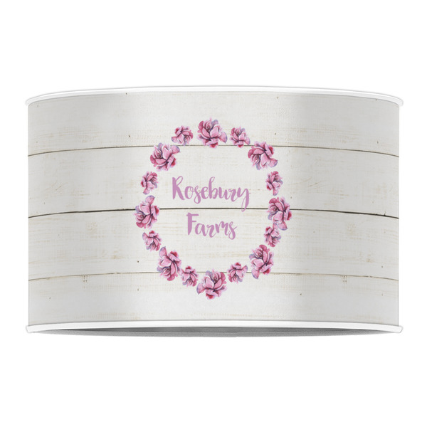 Farm House 12" Drum Lampshade - FRONT (Poly Film)