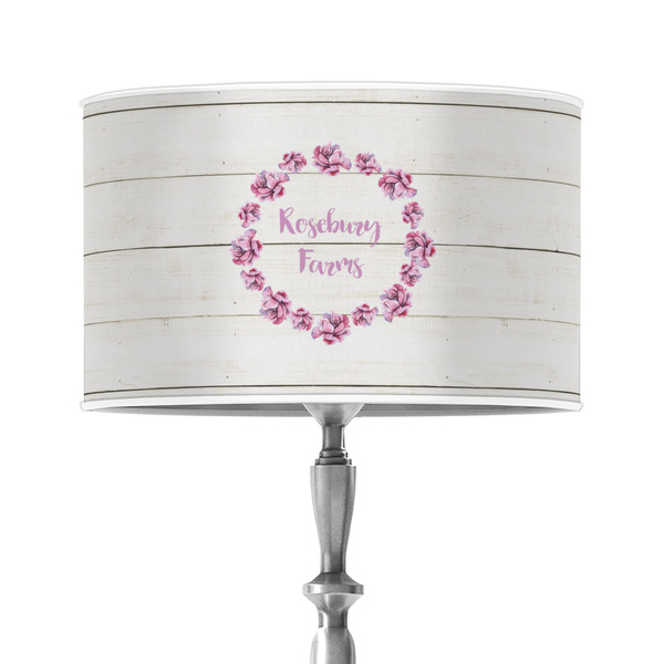 Custom Farm House 12" Drum Lamp Shade - Poly-film (Personalized)