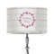 Farm House 12" Drum Lampshade - ON STAND (Poly Film)