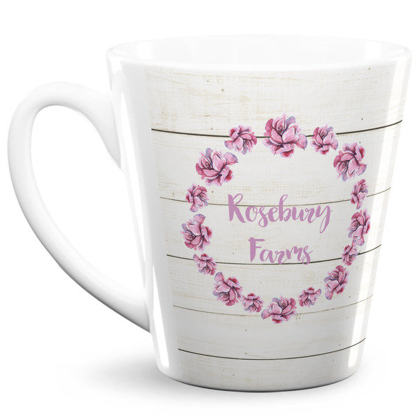 Custom Farm House 12 Oz Latte Mug (Personalized)