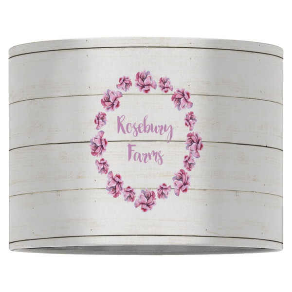 Farm House 16" Drum Lampshade - FRONT (Fabric)