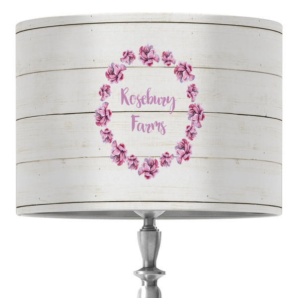 Custom Farm House 16" Drum Lamp Shade - Fabric (Personalized)