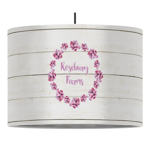 Farm House 16" Drum Lampshade - PENDANT (Fabric)