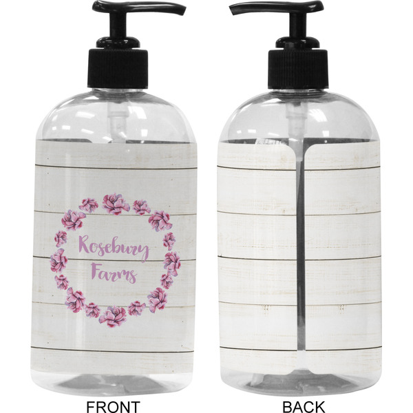 Farm House 16 oz Plastic Liquid Dispenser (Approval)