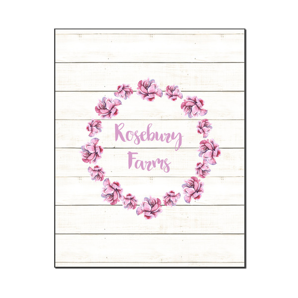 Custom Farm House Wood Print - 16x20 (Personalized)