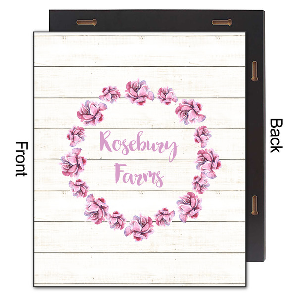 Farm House 20x24 Wood Print - Front & Back View