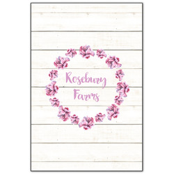 Farm House Wood Print - 20x30 (Personalized)