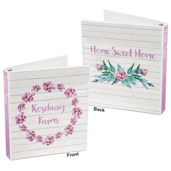 Farm House 3-Ring Binder Front and Back