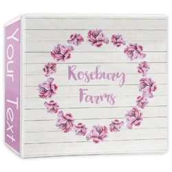 Farm House 3-Ring Binder - 3 inch (Personalized)