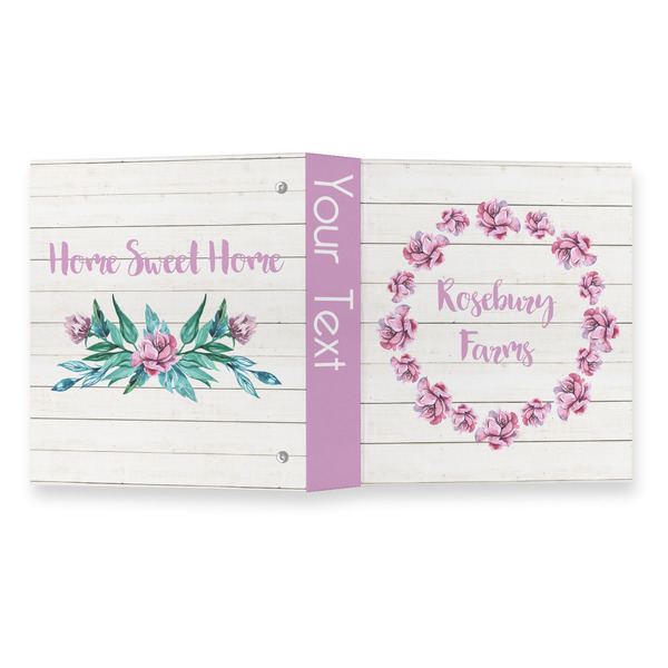 Farm House 3 Ring Binders - Full Wrap - 1" - OPEN OUTSIDE
