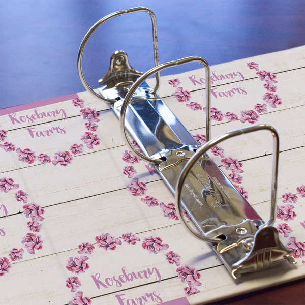 Farm House 3 Ring Binders - Full Wrap - 3" - DETAIL