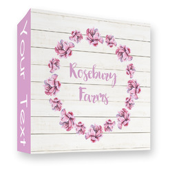 Farm House 3 Ring Binder - Full Wrap - 3" (Personalized)