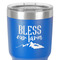 Farm House 30 oz Stainless Steel Ringneck Tumbler - Blue - Close Up