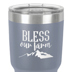 Farm House 30 oz Stainless Steel Tumbler - Grey - Double-Sided (Personalized)