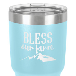 Farm House 30 oz Stainless Steel Tumbler - Teal - Single-Sided