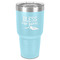 Farm House 30 oz Stainless Steel Tumbler - Teal - Single-Sided