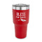Farm House 30 oz Stainless Steel Ringneck Tumblers - Red - FRONT