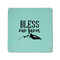 Farm House 6" x 6" Teal Leatherette Snap Up Tray - APPROVAL